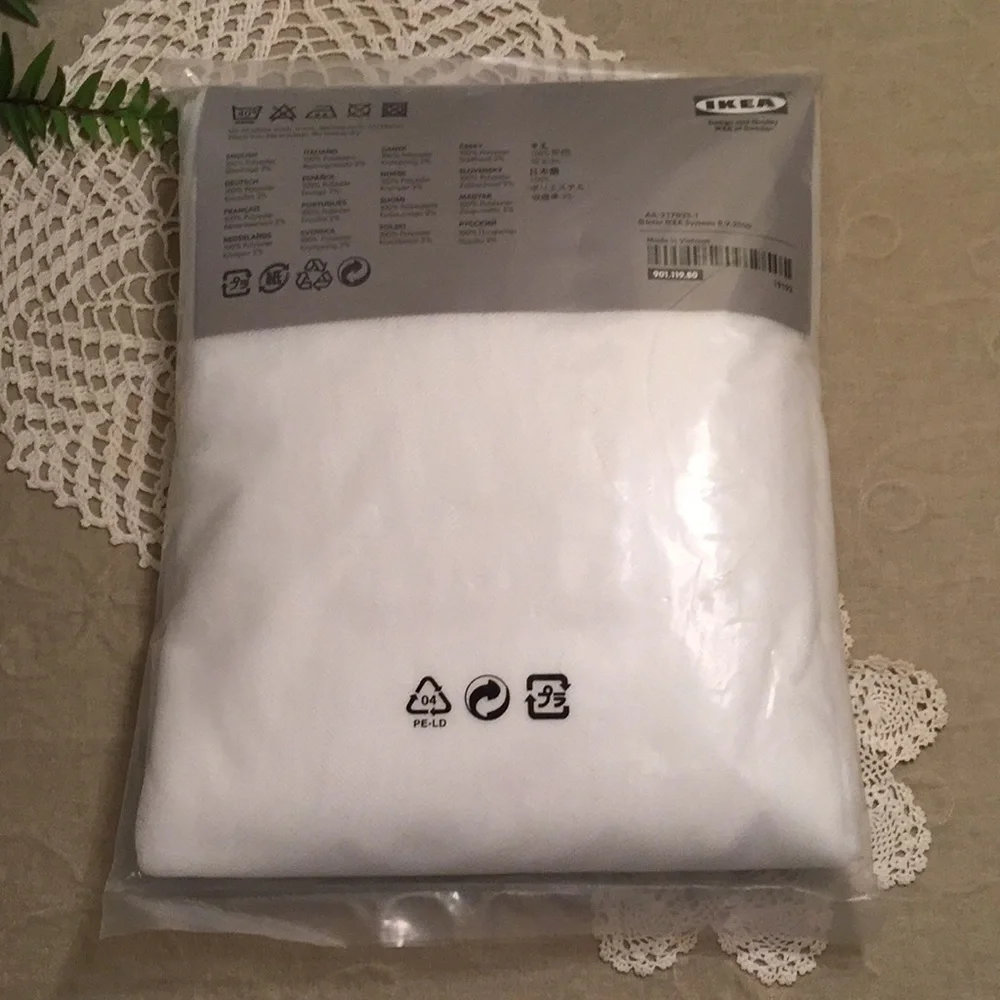 New Set Of White IKEA Lill Curtains